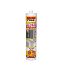 Silicon Universal Gri Pentru Interior/Exterior Soudal 280 Ml / BAX 15 Buc
